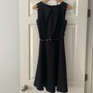 Black A-line dress sz 4